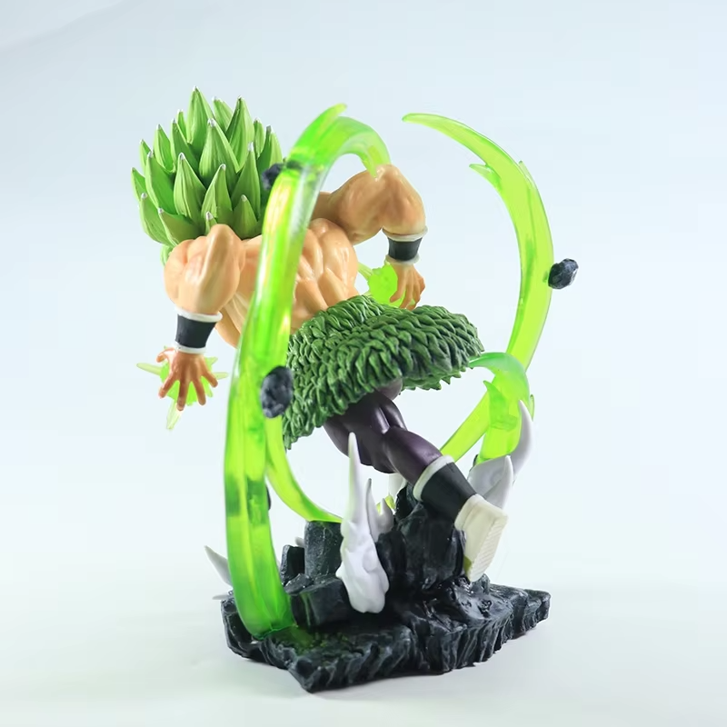 Dragon Ball Super Saiyan Broly Figure in Action