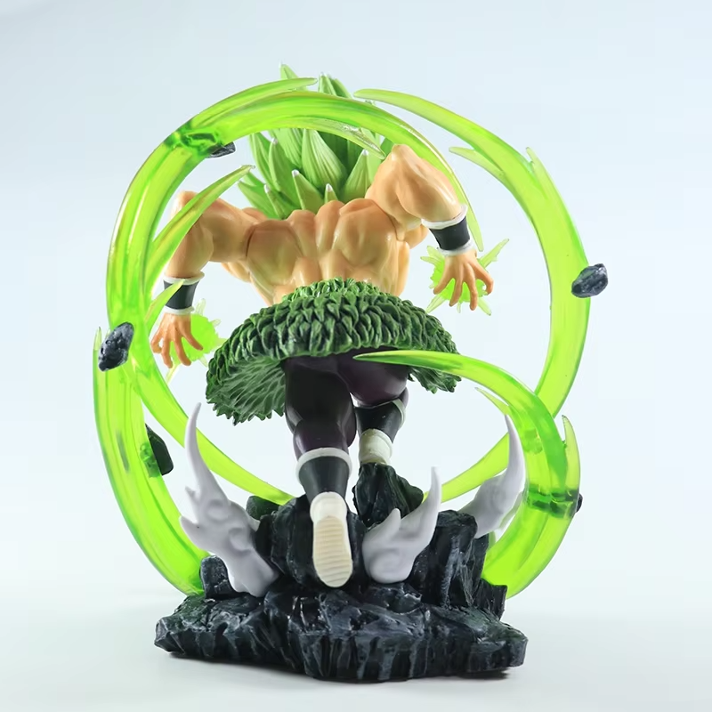Dragon Ball Super Saiyan Broly Figure in Action