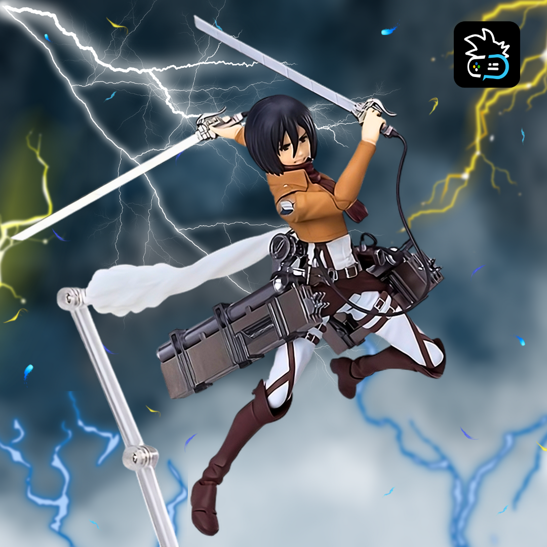 Attack on Titan Eren, Mikasa & Levi Figure