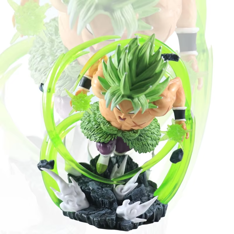 Dragon Ball Super Saiyan Broly Figure in Action