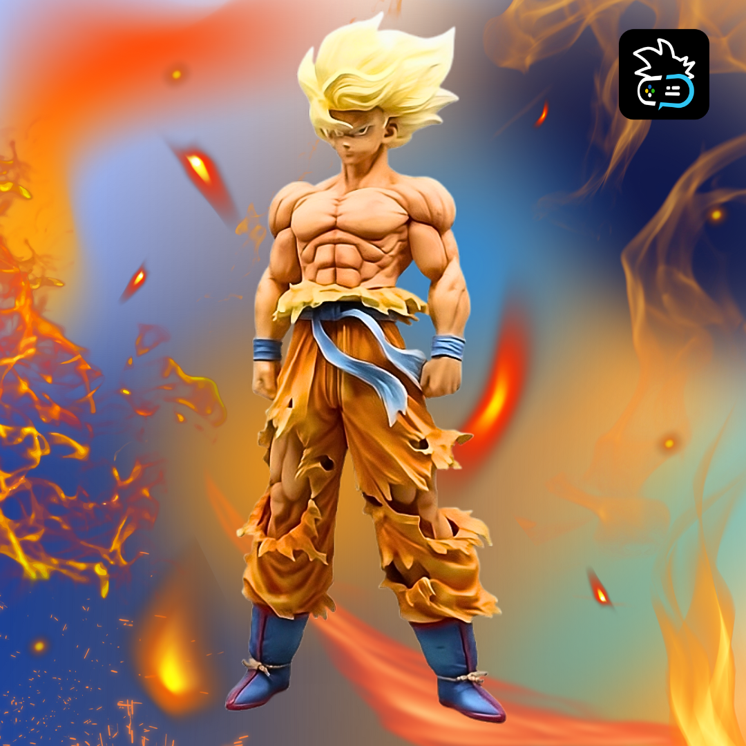 Figura de Goku Super Saiyajin 30CM Estatua Coleccionable de Dragon B
