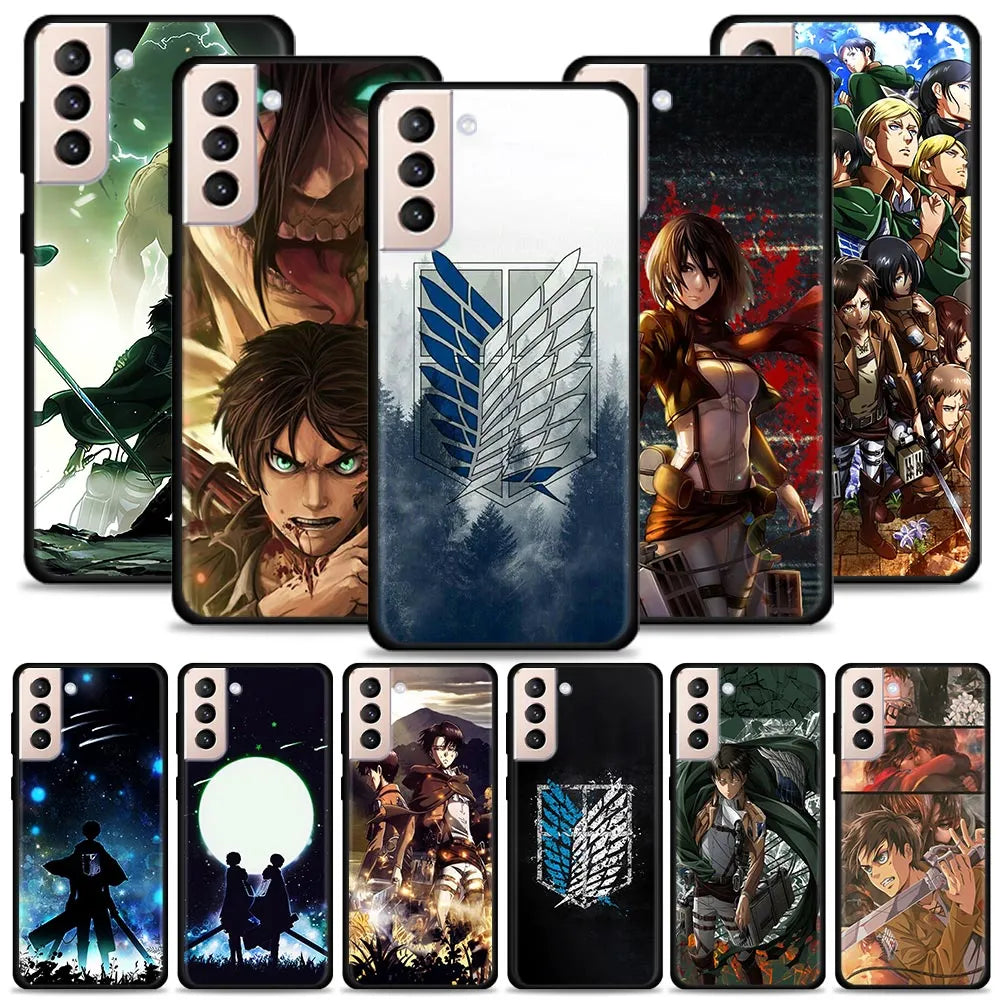 Funda Samsung Silicona Attack on Titan
