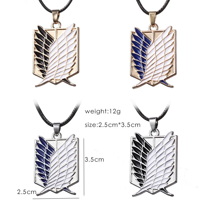 Attack On Titan shield pendant