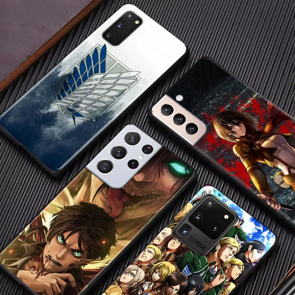 Funda Samsung Silicona Attack on Titan