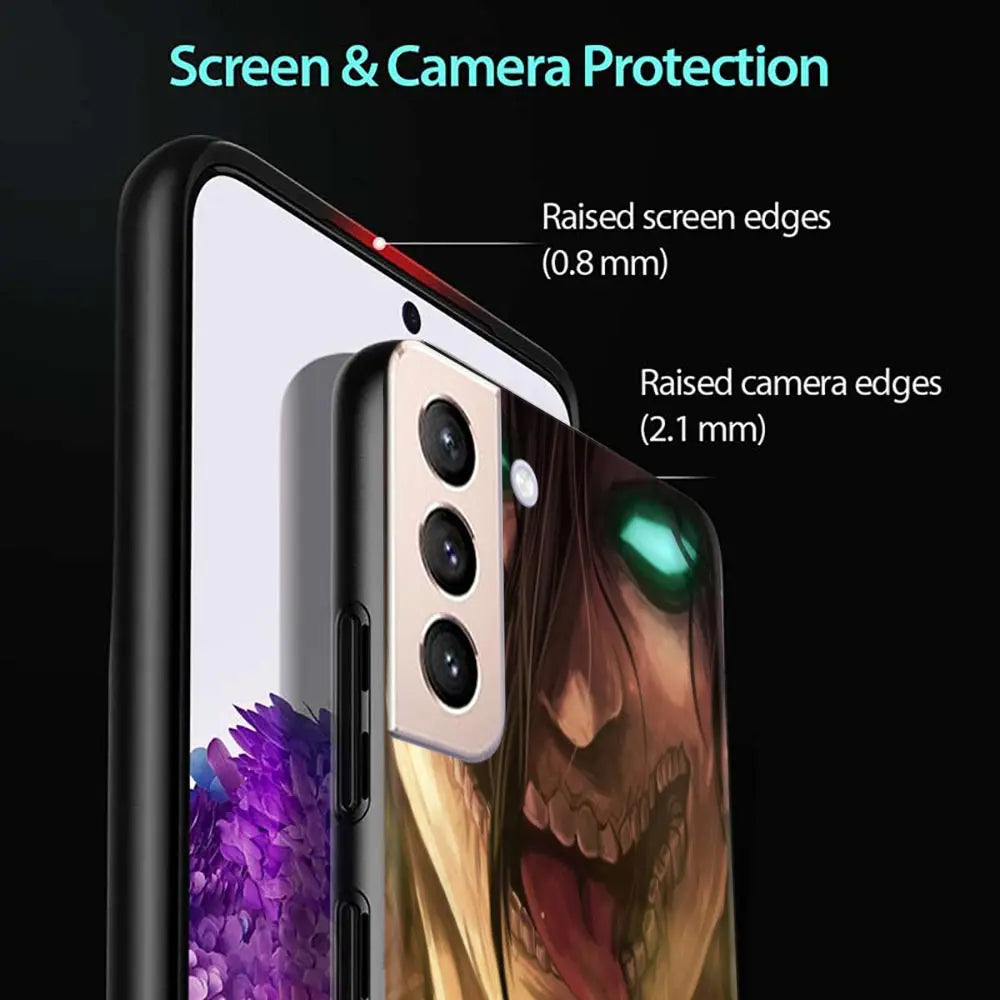 Funda Samsung Silicona Attack on Titan