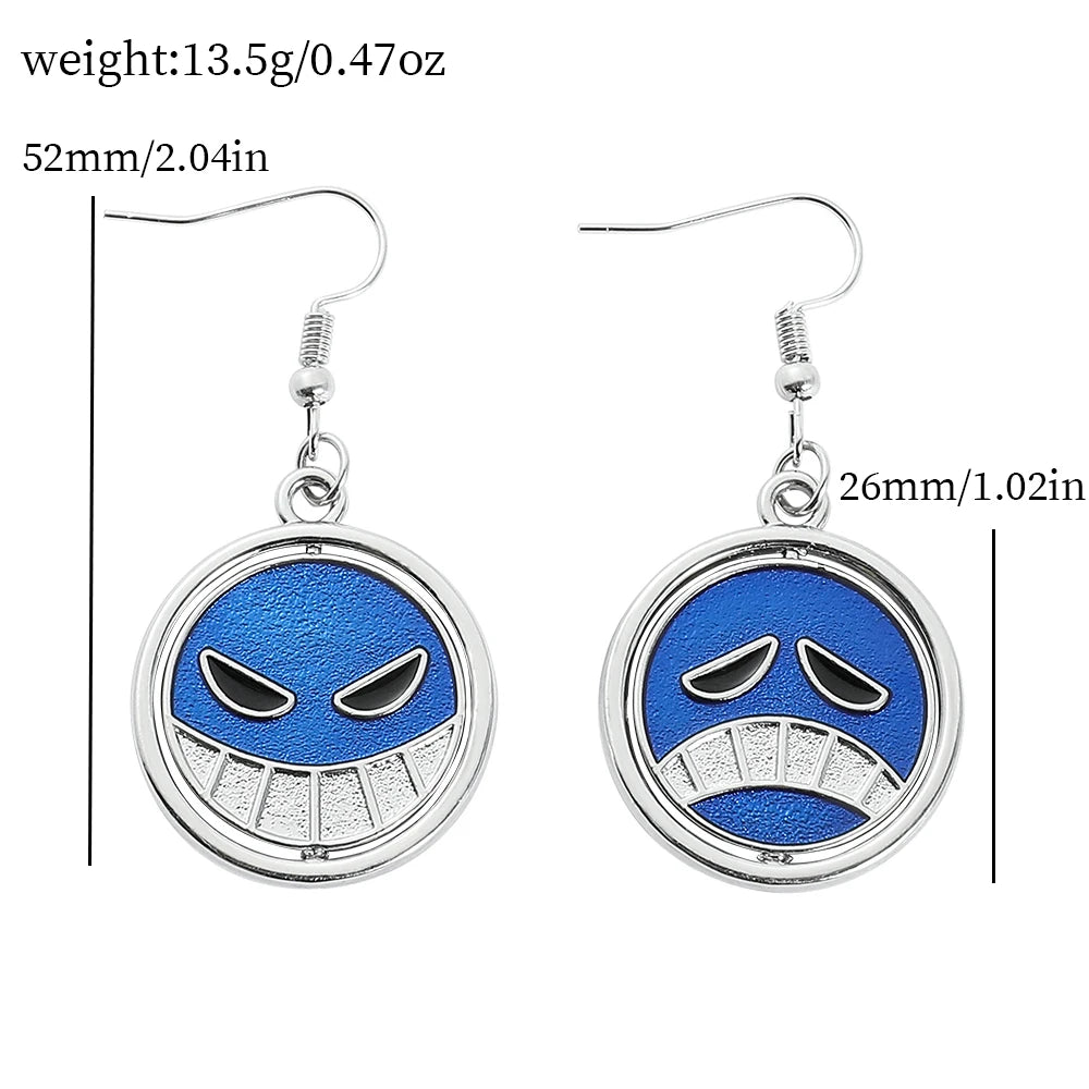One Piece Portgas D. Ace Earrings