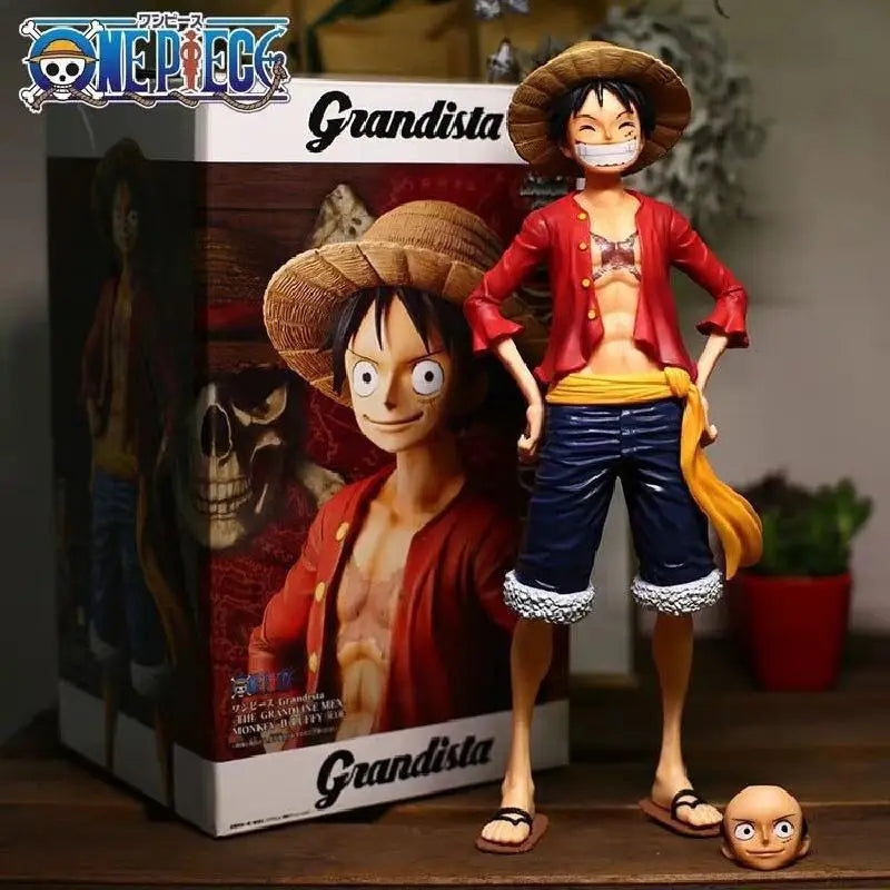 Figura de Luffy 28CM - One Piece con Cambio de Expresiones