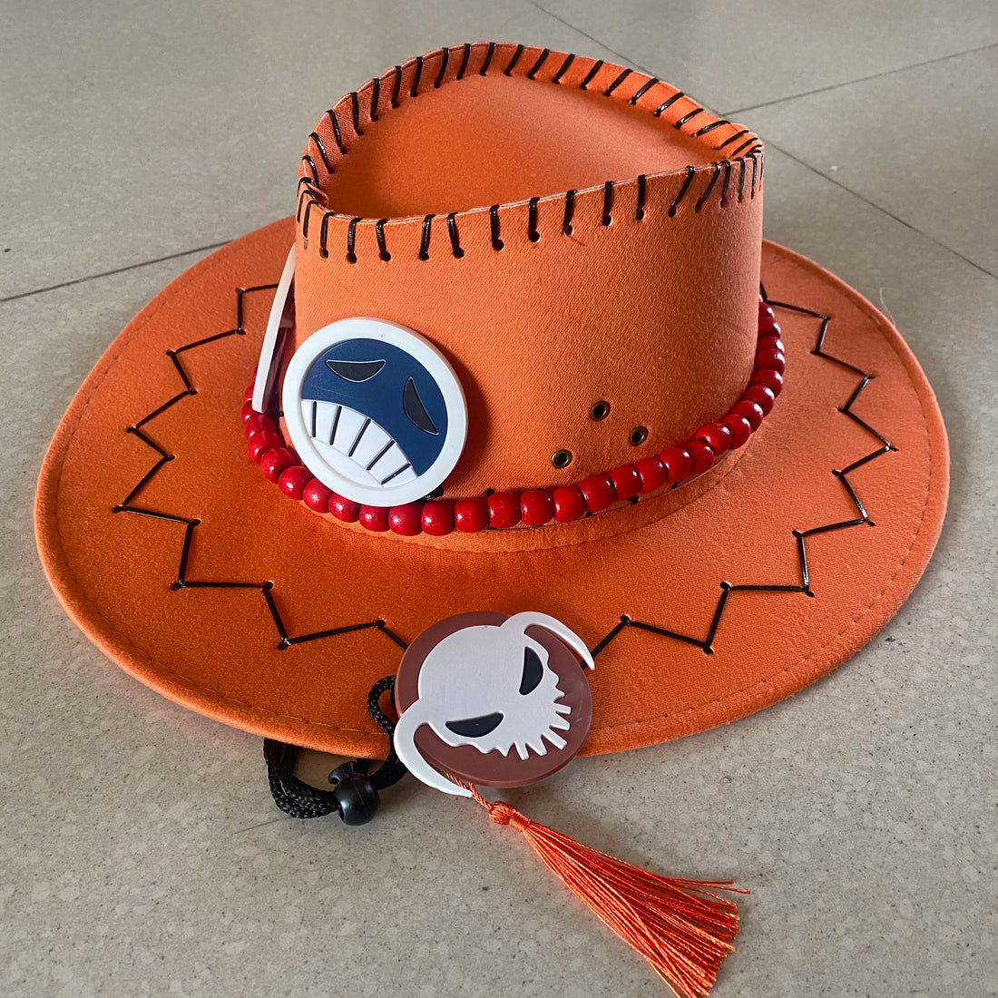 Sombrero de Cosplay Unisex de Portgas D. Ace - One Piece