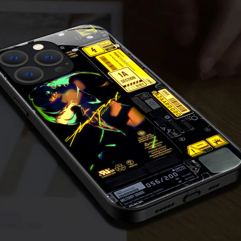 Fundas LED iPhone Cyberpunk