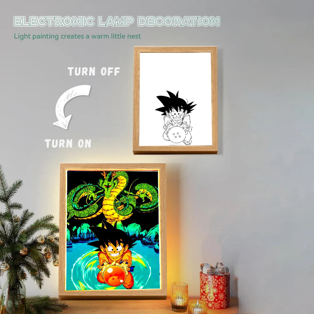 Goku & Shenron Light Frame - Dragon Ball