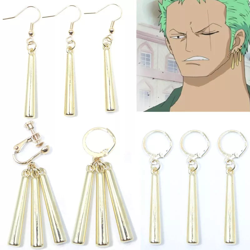 One Piece Zoro Earrings