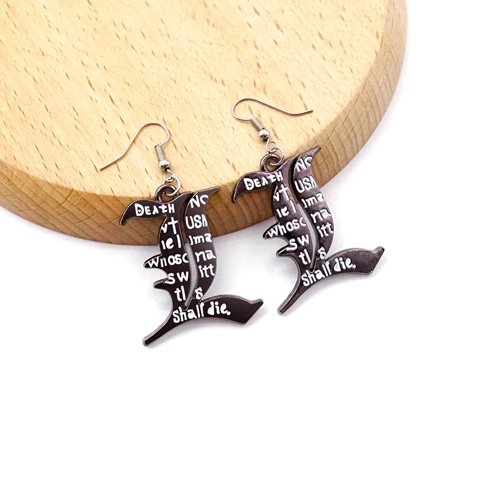 Death Note Earrings