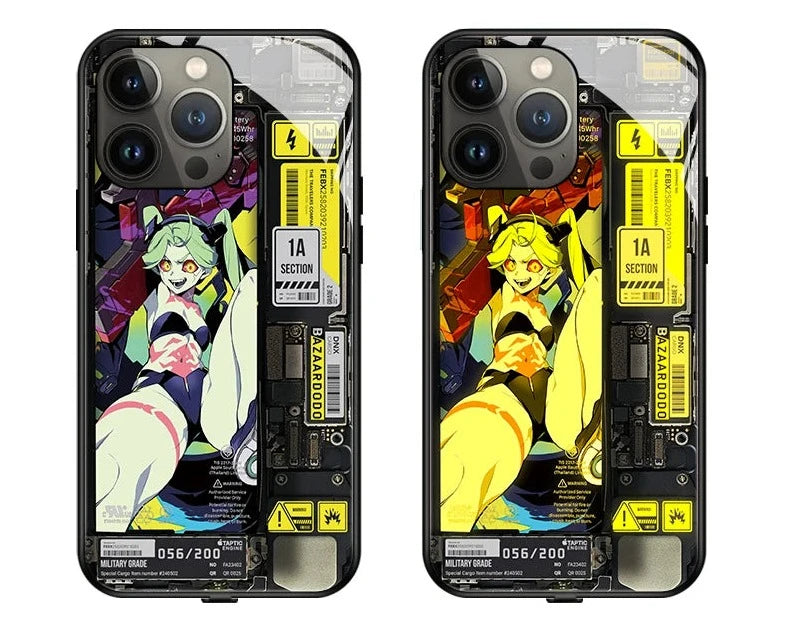 Fundas LED iPhone Cyberpunk