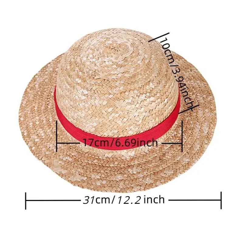 Sombreros de Cosplay Unisex de Luffy - One Piece