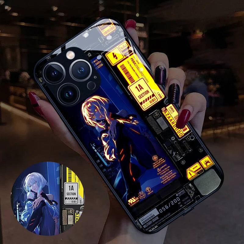 Fundas LED iPhone Cyberpunk