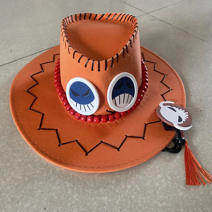 Sombrero de Cosplay Unisex de Portgas D. Ace - One Piece