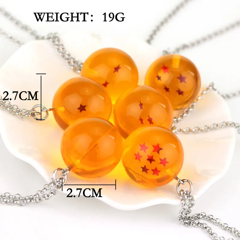 Dragon Ball pendant 1-7 dragon balls