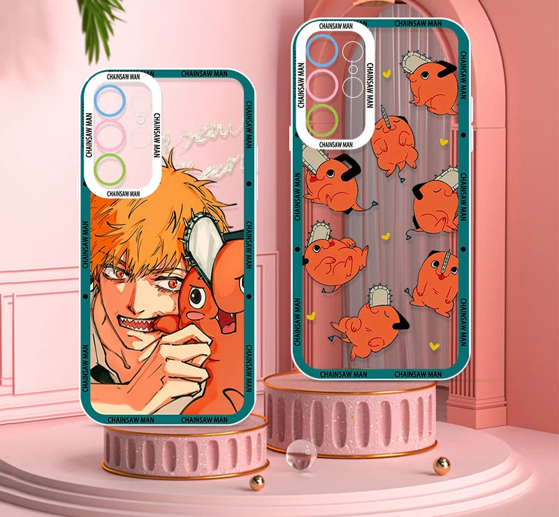 Funda Samsung Chainsaw Man Denji & Pochita