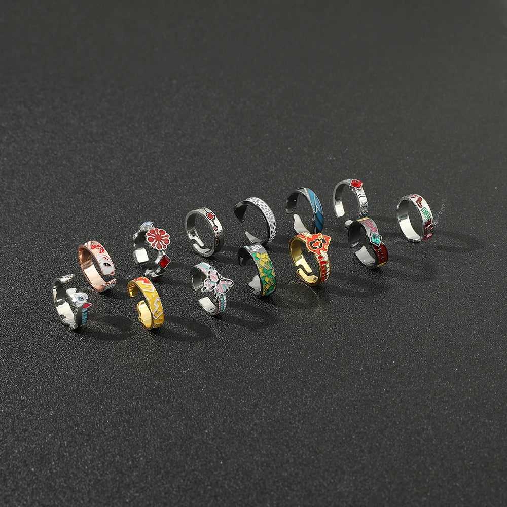 Demon Slayer Adjustable Ring