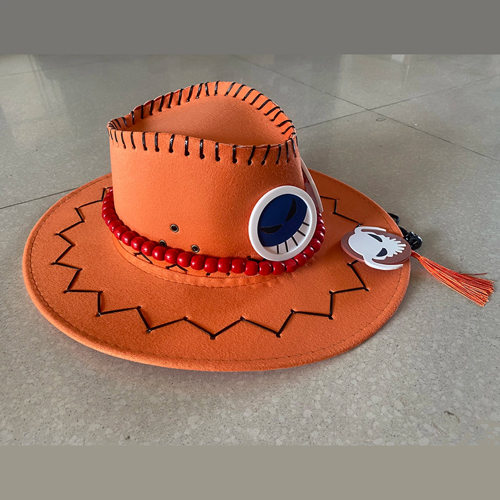 Sombrero de Cosplay Unisex de Portgas D. Ace - One Piece