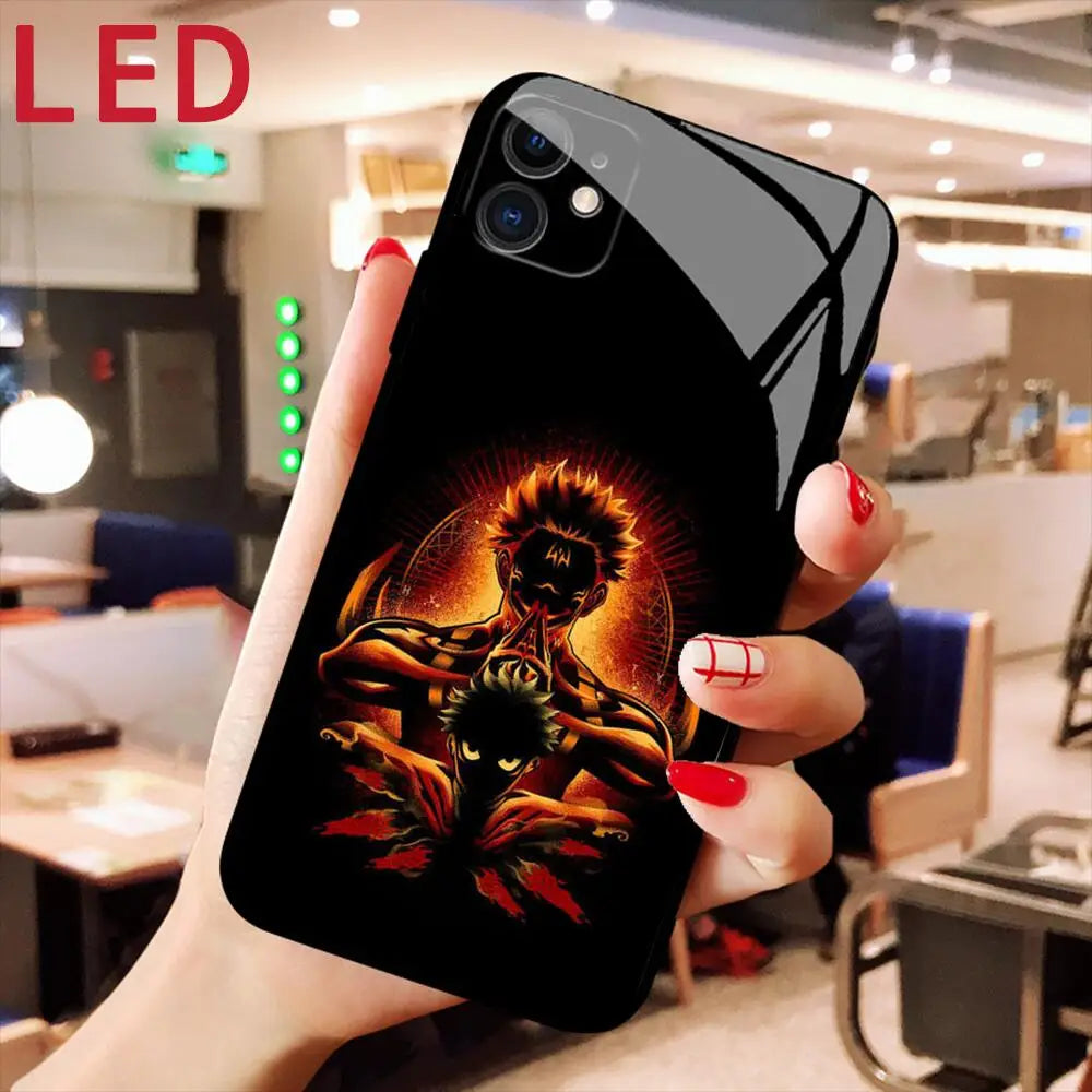 Fundas LED iPhone Sukuna Jujutsu Kaisen