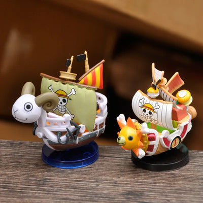 One Piece Thousand Suunny & Going Merry Boat Figures 7cm