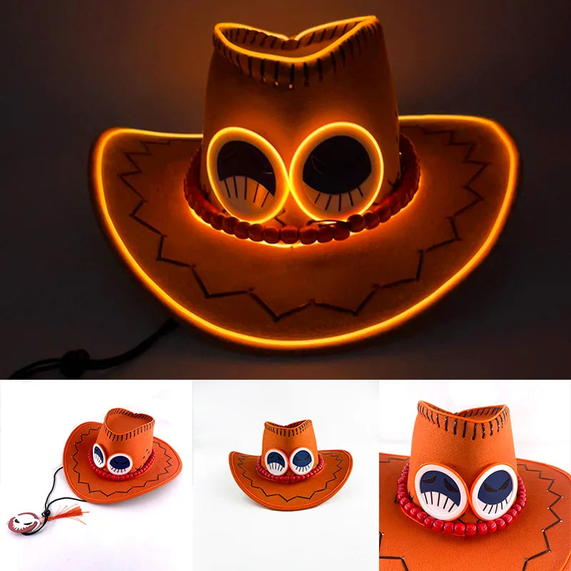 Sombrero con luz LED de Portgas D. Ace - One Piece
