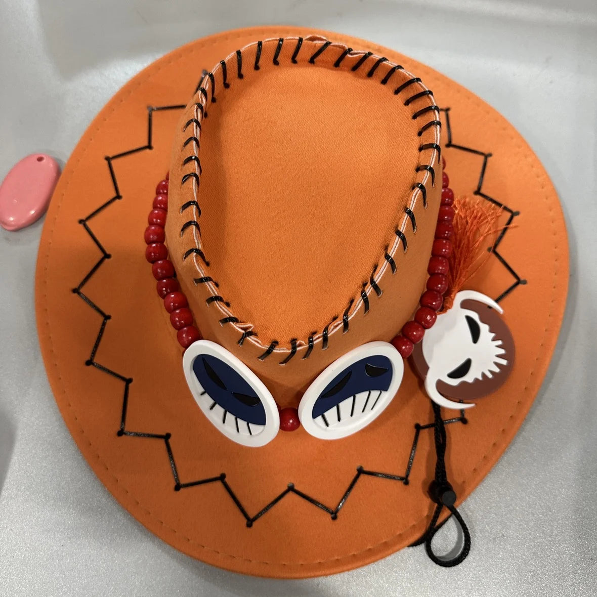 Sombrero de Cosplay Unisex de Portgas D. Ace - One Piece