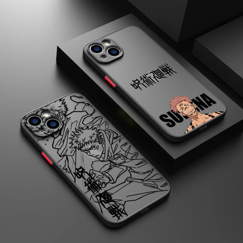Funda iPhone Translúcida Jujutsu Kaisen