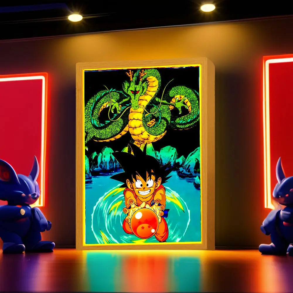 Goku & Shenron Light Frame - Dragon Ball