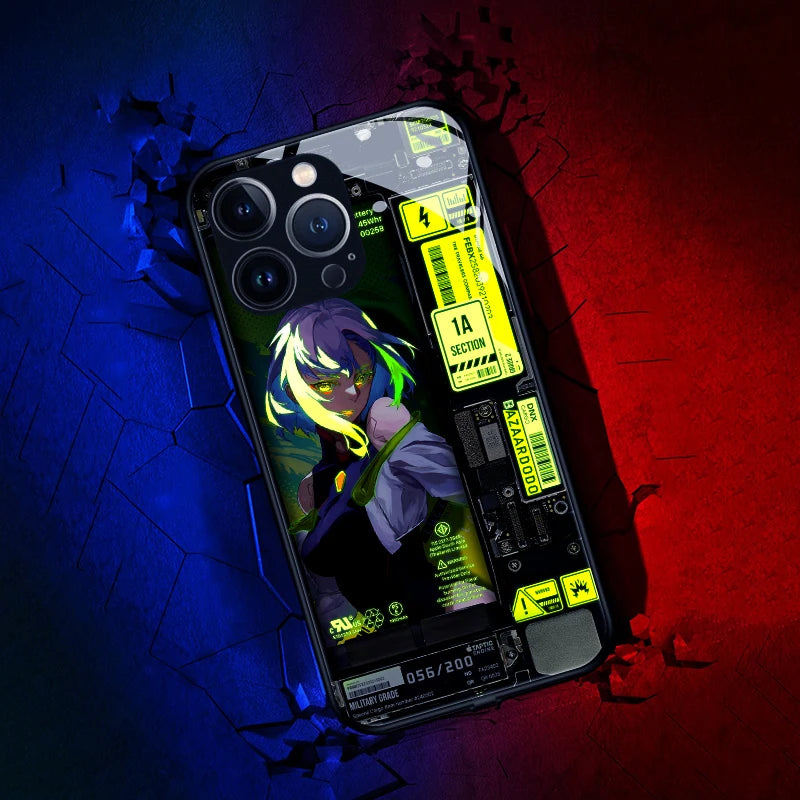 Fundas LED iPhone Cyberpunk
