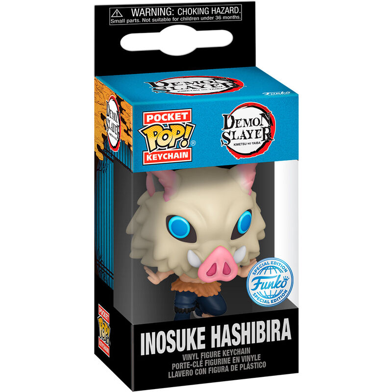 Imagen 2 - Llavero Pocket Pop Demon Slayer Kimetsu No Yaiba Inosuke Hashibira