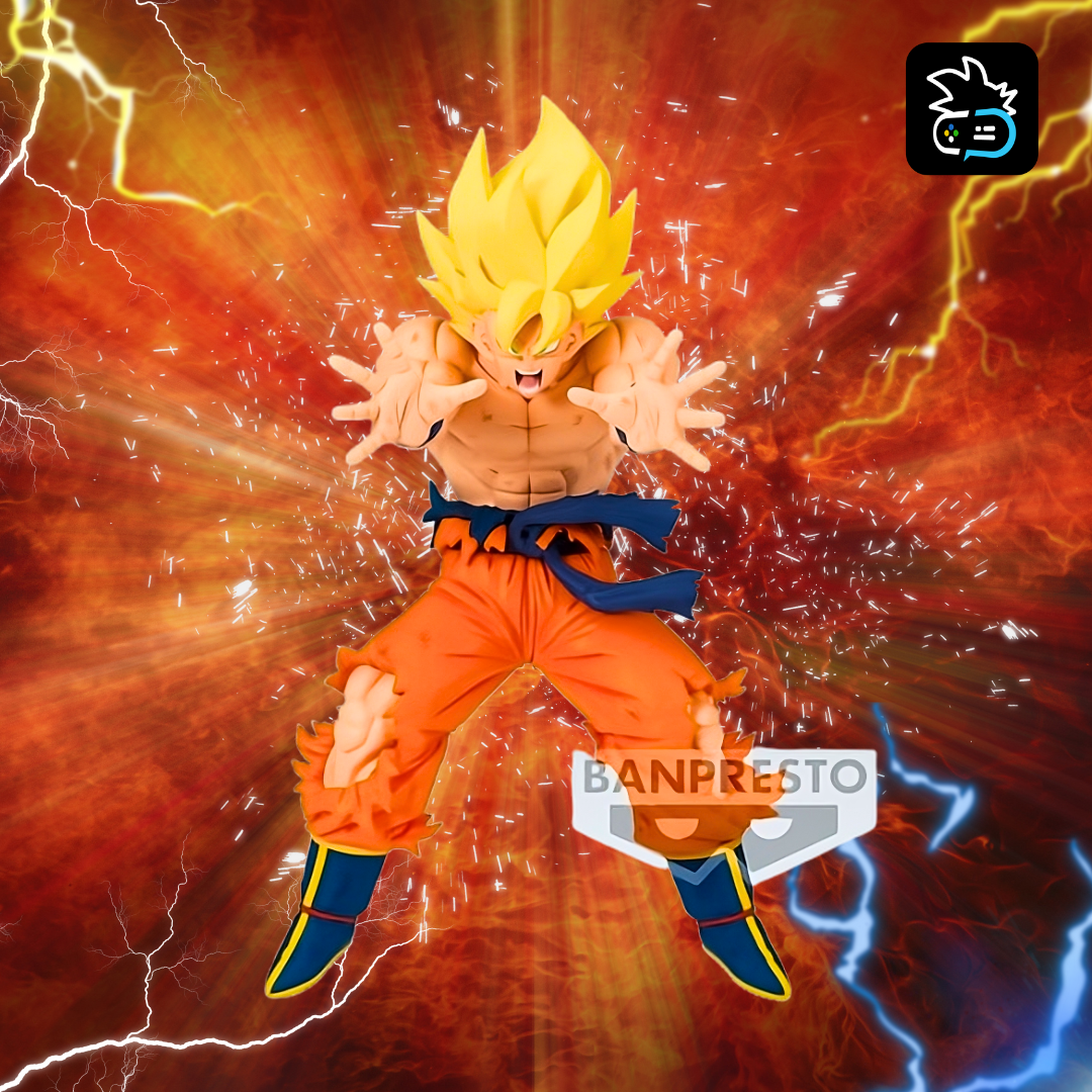 Figura Super Saiyan Son Goku Vs. Cooler Match Makers Dragon Ball Z 14Cm