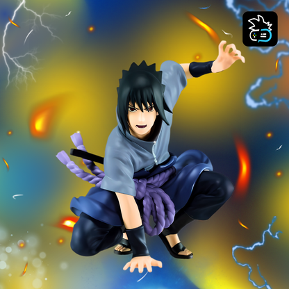 Figura Uchiha Sasuke Panel Spectacle Naruto Shippuden 9cm