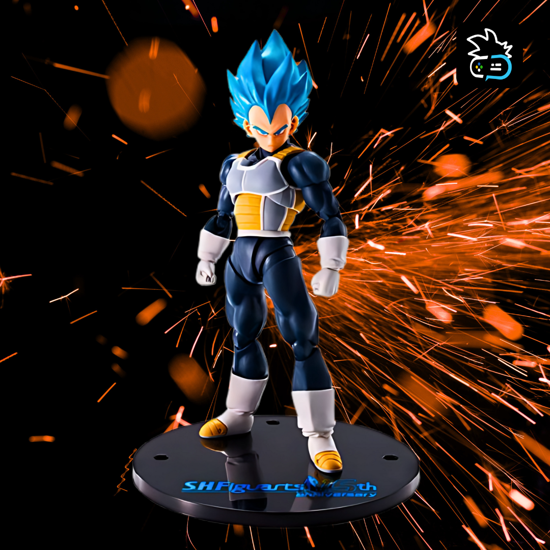 Figura SH Figuarts Vegeta Super Saiyan Blue 15Th Anniversary Dragon Ball Super 14cm