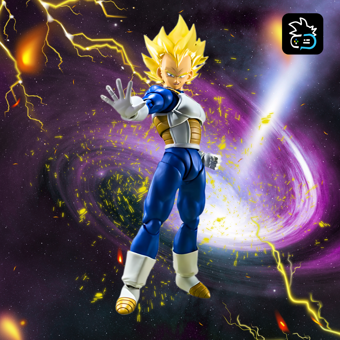 Figura SH figuarts Super Saiyan Vegeta Awakened Super Saiyan Blood Dragon Ball Z 14cm