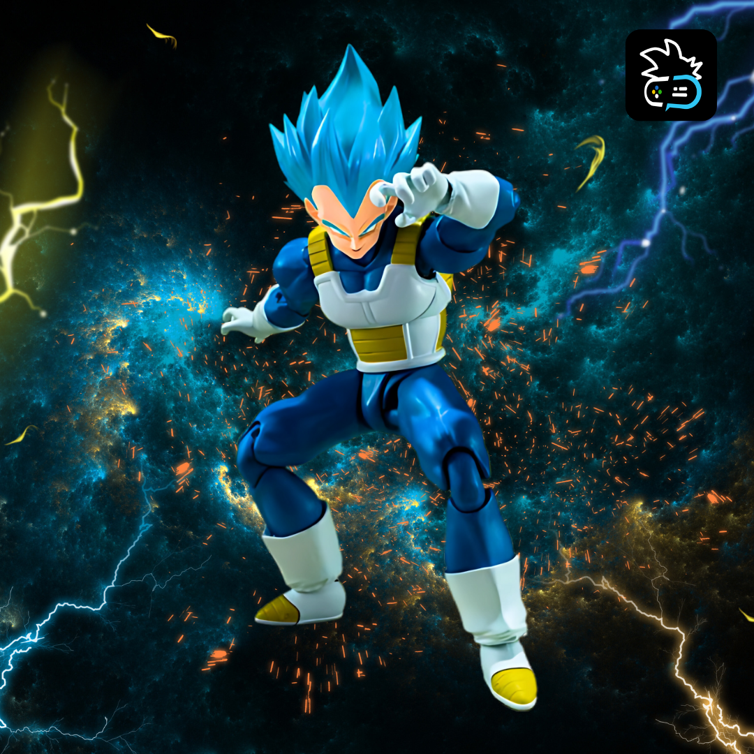 Figura S.H. Figuarts Super Saiyan God Super Saiyan Vegeta Unwavering Saiyan Pride Dragon Ball Super 14cm