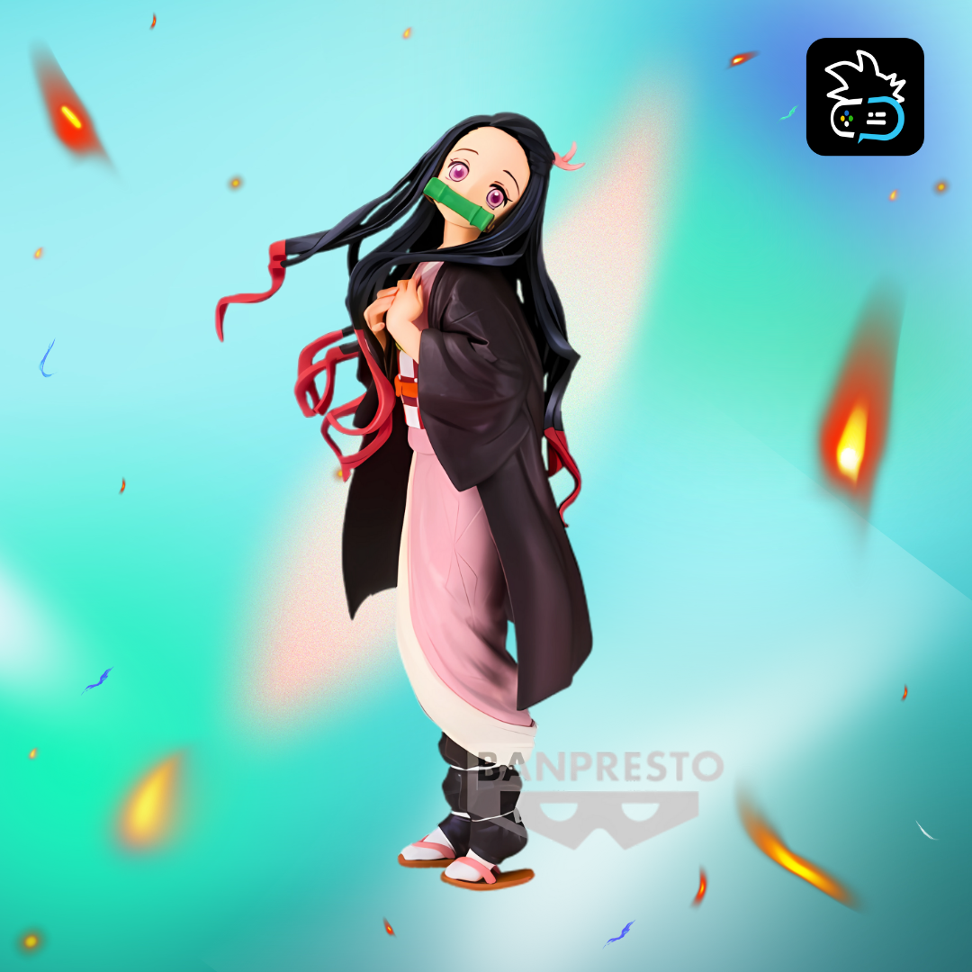 Figura Nezuko Kamado Special Color Glitter &amp; Glamours Demon Slayer Kimetsu no Yaiba 22cm