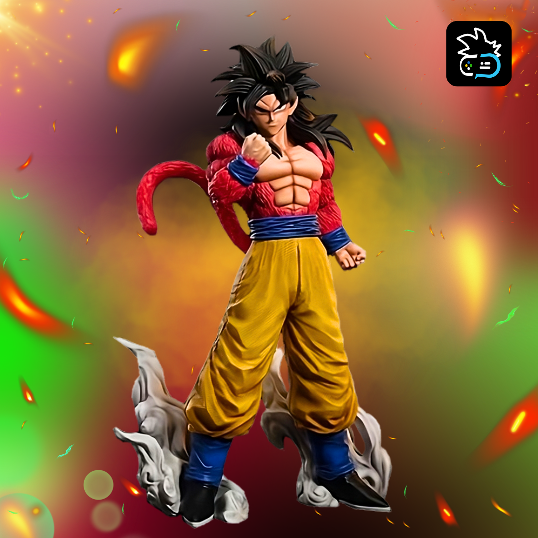 Figura de Dragon Ball Son Goku Super Saiyan 4 de 30cm