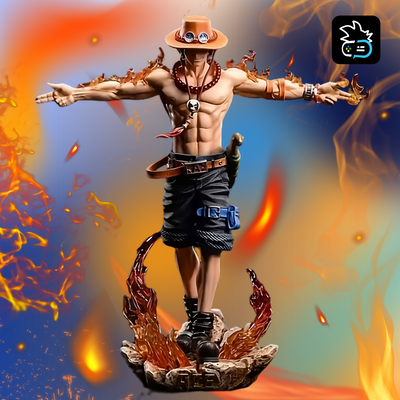 Figura de Coleccionista: Portgas D. Ace en Acción