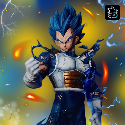 Figura Vegeta SSGSS 26.5 cm - Dragon Ball Super | Edición Limitada