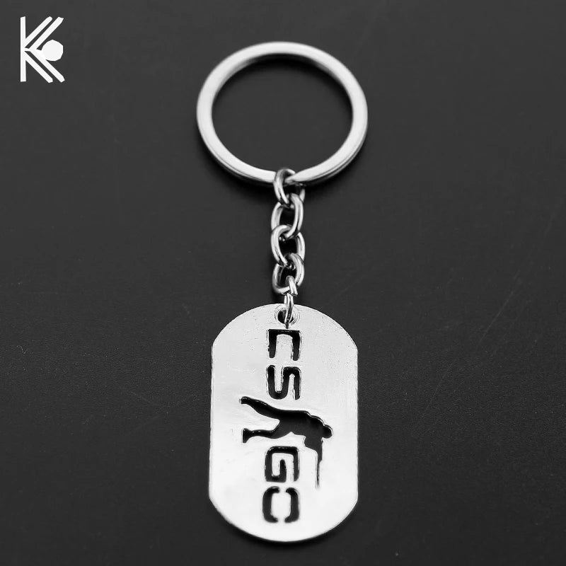 Counter Strike CS:GO metal keychain