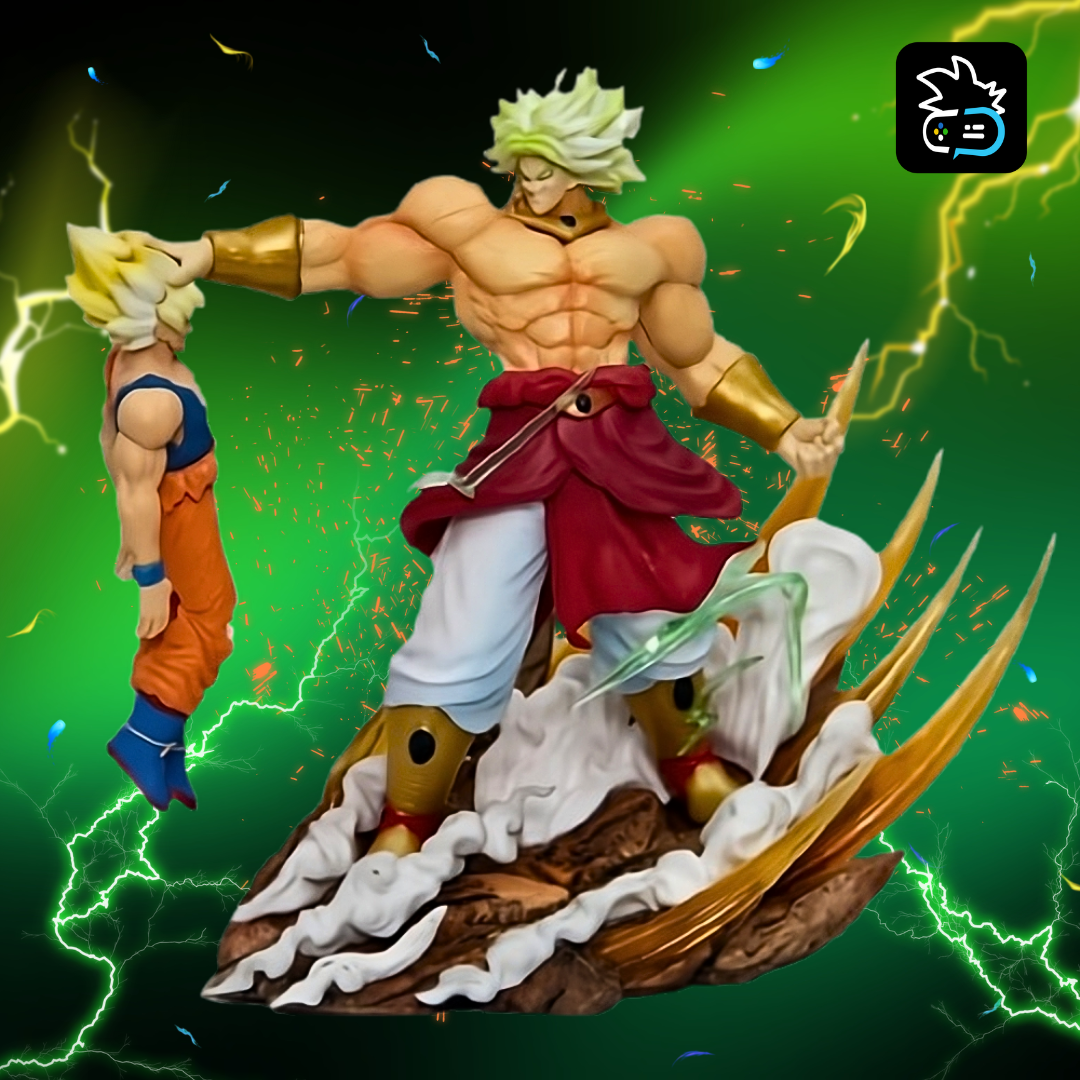 Figura Dragon Ball Broly Vs Son Goku 20cm