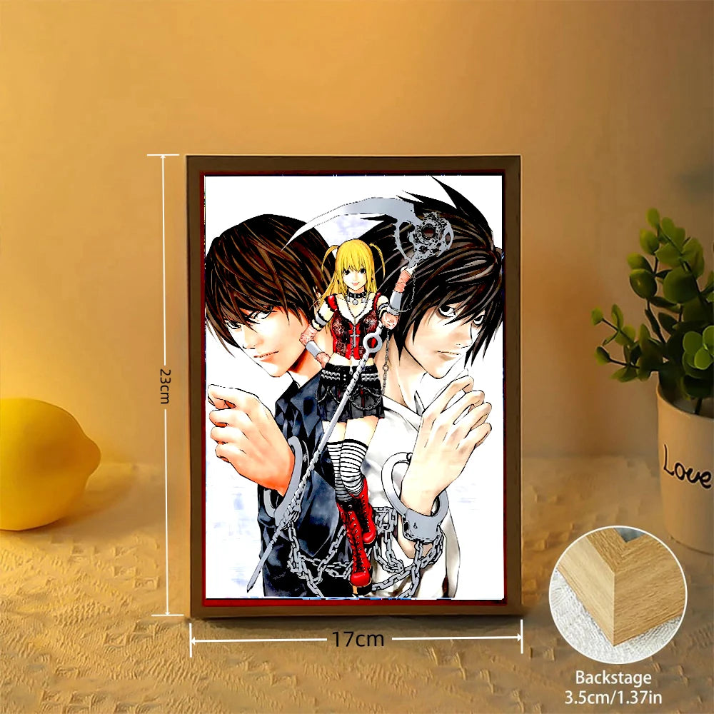 Marco de Luz Misa, Kira y L - Death Note