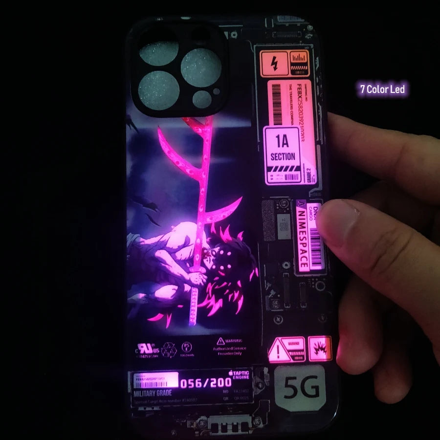 Demon Slayer iPhone LED Case
