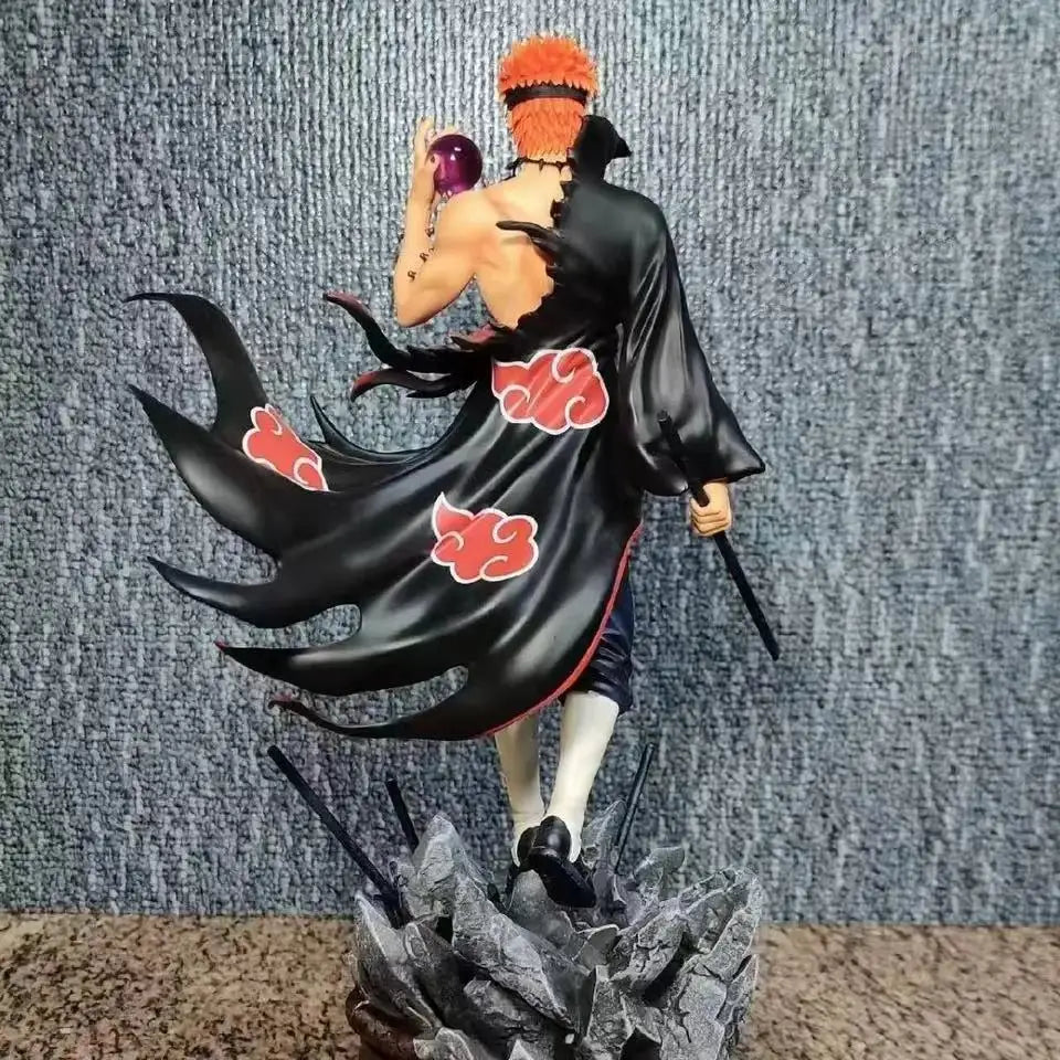 Figura de Colección Akatsuki Pain Naruto 29cm – PVC Original de Bandai