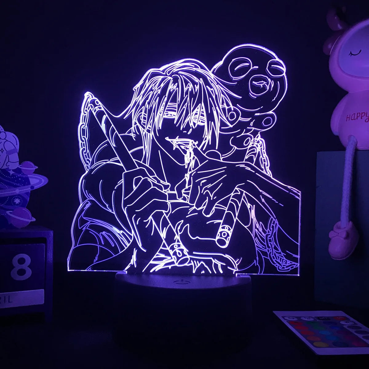 Lámpara LED 3D Jujutsu Kaisen