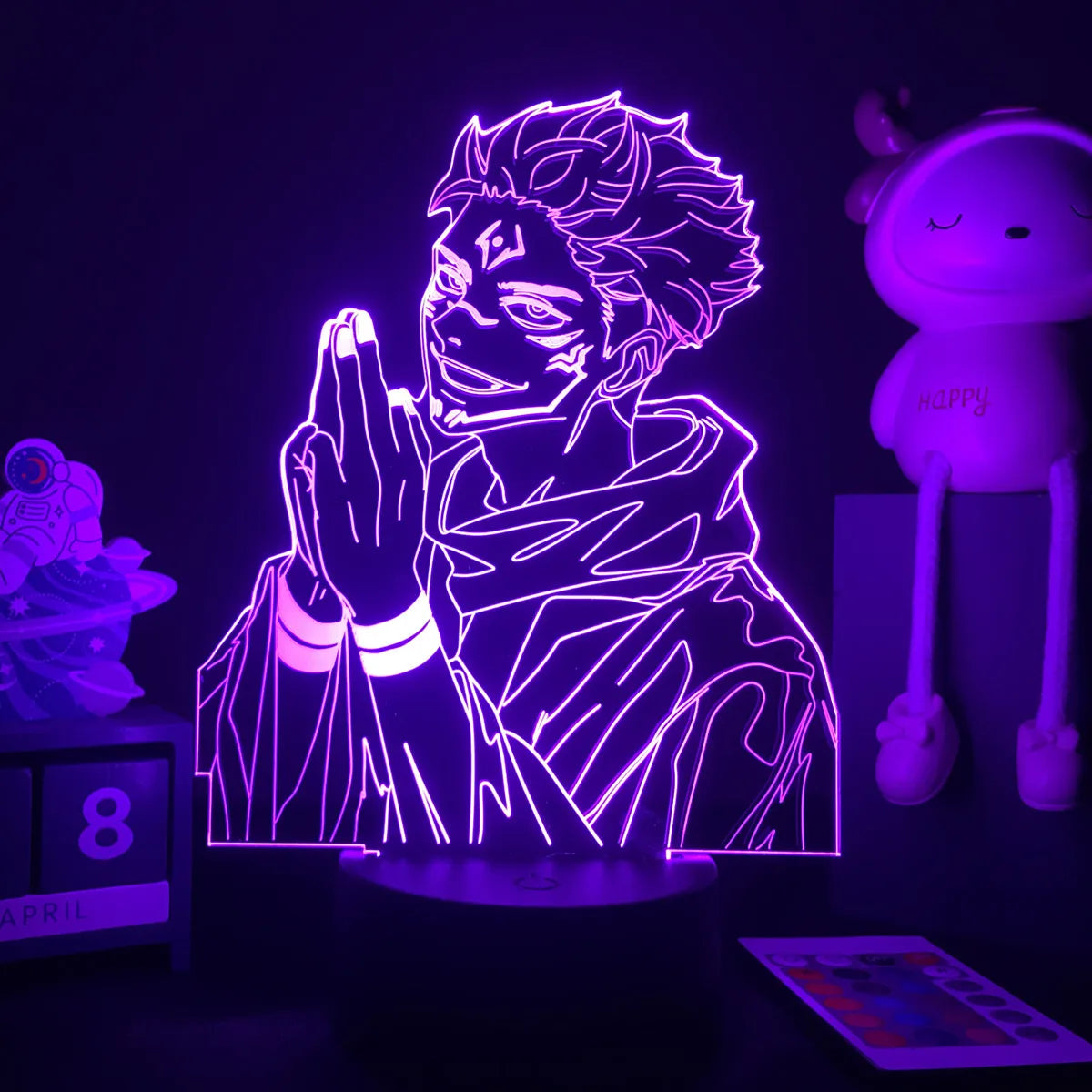 Lámpara LED 3D Jujutsu Kaisen