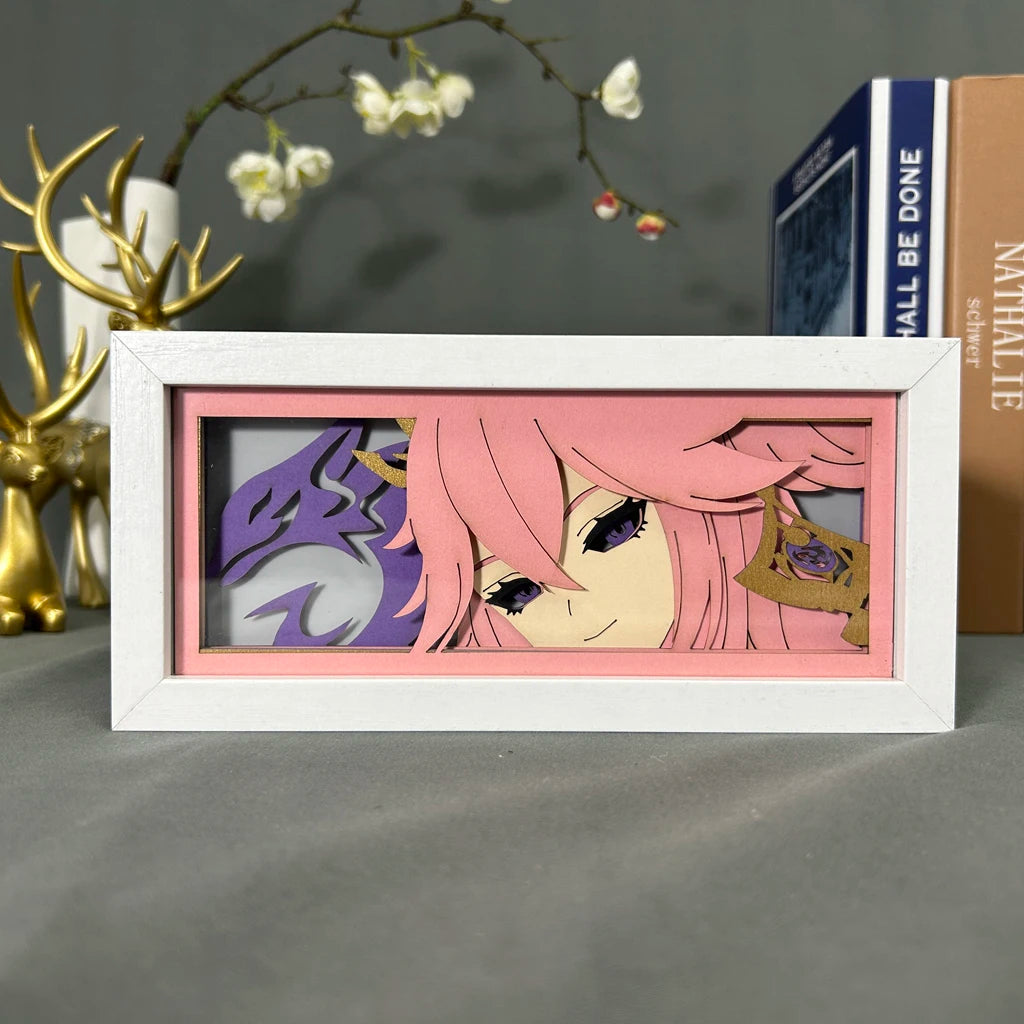 Yae Miko - Genshin Impact Light Box