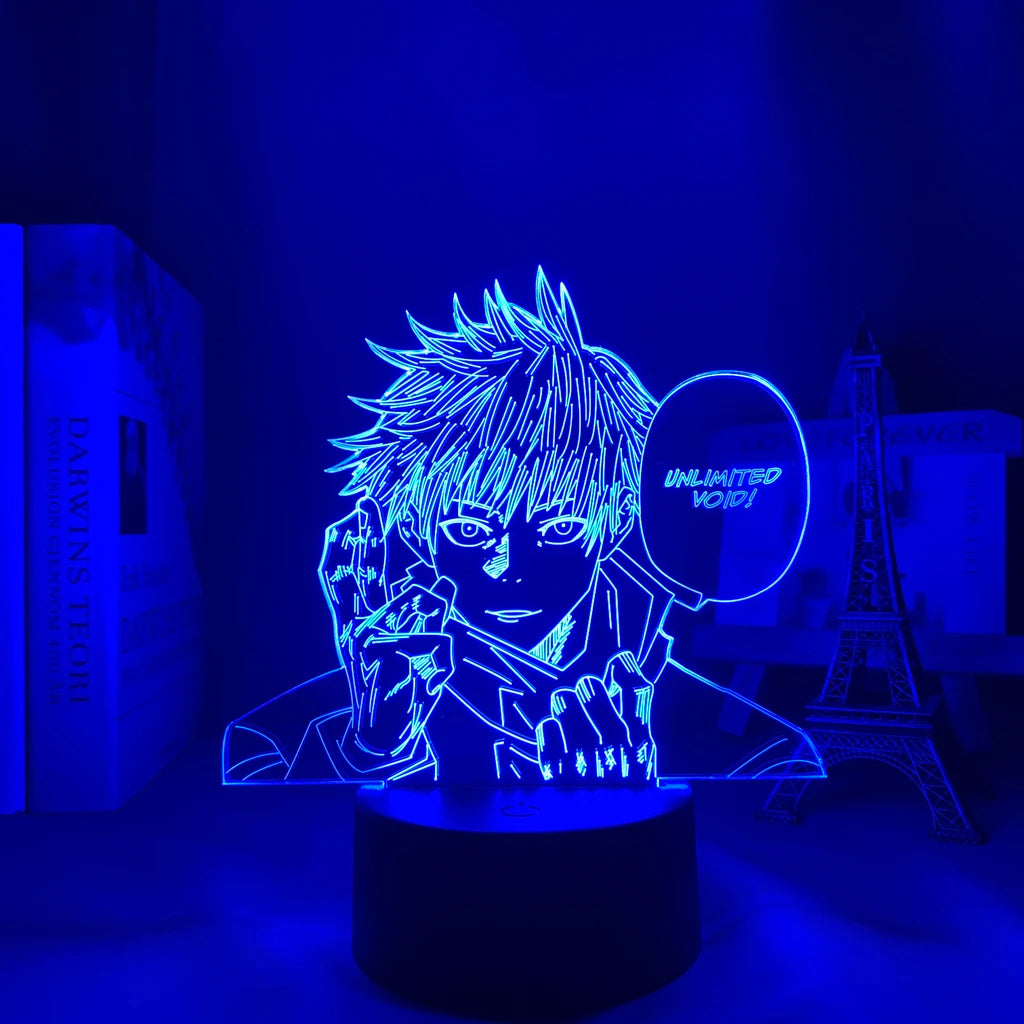 Lámpara LED 3D Jujutsu Kaisen